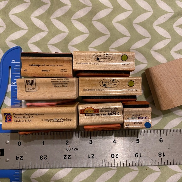 8 Rubber Stamps: Misc. Pack #2 - Picture 3 of 3